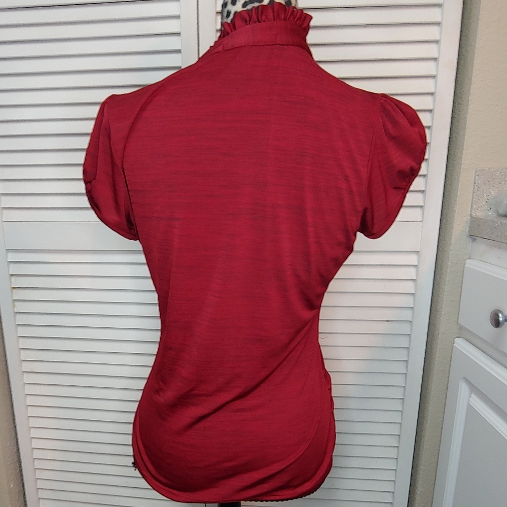 Heart Soul Ruffle Business Top - Picture 3 of 3